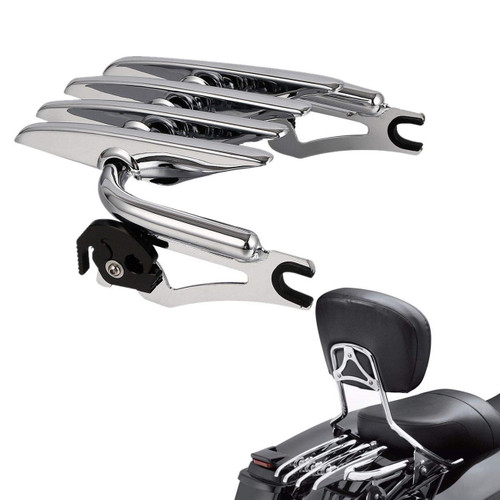 TCMT Adjustable Detachable Two-Up Luggage Rack Fit for Harley Touring Street Glide Road King Road Glide 2009-2025 Ultra Limited 2014-2018 Electra Glide 2010-2013 2020-2022
