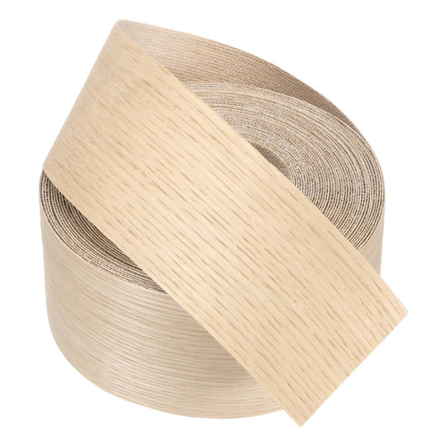 PATIKIL White Oak Edge Banding, 3 inch x 49.2 ft Wood Veneer Tape Pre-glued Flexible Plywood Edge Banding with Hot Melt Adhesive for Furniture Restoration
