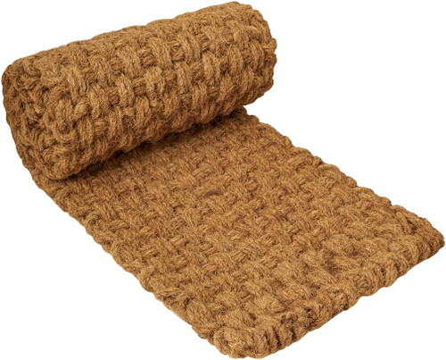 BARIEN 17” x 6 Ft Garden Pathway, 100% Natural Coco Coir Roll Mats – Hand-Woven Coir for Garden Walkway - Snow Mats for Walkway (17" x 6Ft)