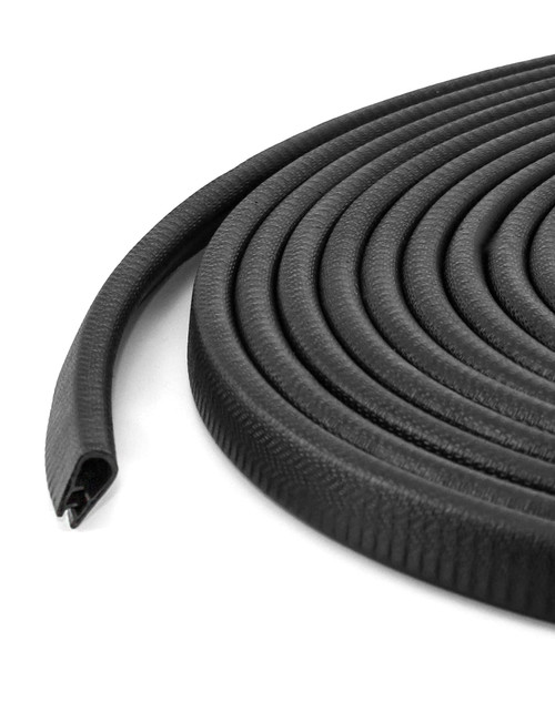 QWORK Seal Strip, 40 Feet Edge Trim, EDPM Rubber Seal Trim for Cars, Boats, Trucks, RVs, Fits Edge 1/16" to 1/8"
