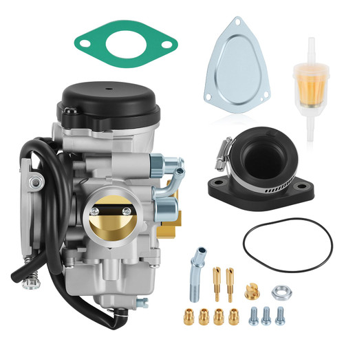 JAVIK Carburetor Intake Manifold Boot For Suzuki QuadRunner 250 LT-F250 LT-F300F King-Quad 300 LT-F300F 1999-2002 O.E.M# 13200-39D22