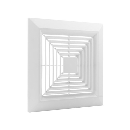 Trasylph Bathroom Vent Cover,9.65"x9.65" Bathroom Exhaust Fan Cover with Springs Replacement,Bathroom Ceiling Fan Grille Cover, for Square Ceiling or Wall-Mount Exhaust Fan