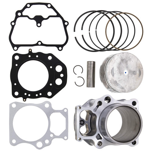 NICHE Cylinder Piston Gasket Top End Rebuild Kit for Honda Rancher TRX420 2009-2018 12100-HP7-A00 12191-HP5-601