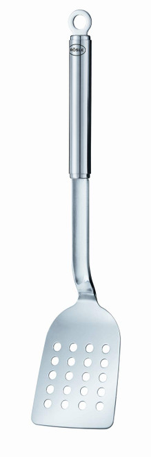 Rösle Round Handle Turning Perforated Spatula Slice, 12.2", Stainless Steel