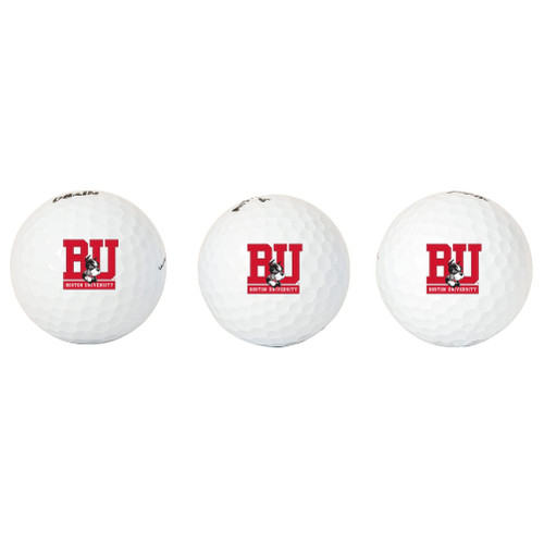 Desert Cactus Boston University Golf Balls 3 Pack Full Color Golf Ball (Design A)