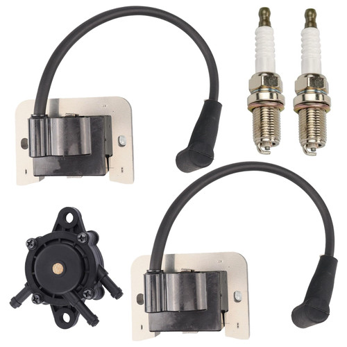 Mliong 2PCS 24-584-01S Ignition Coil with Spark Plug for MTD 2054F CH20 CH18 CH20QS CH20S CH20GS CH18GS Engine