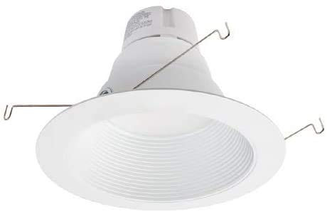 Elite RL631-950L-DIMTR-120-27K/30K/35K/40K/50K-90-W-WH 6" LED Baffle Retrofit Kit, 950 Lumens (White, 2700/3000/3500/4000/5000K - All-in-ONE)