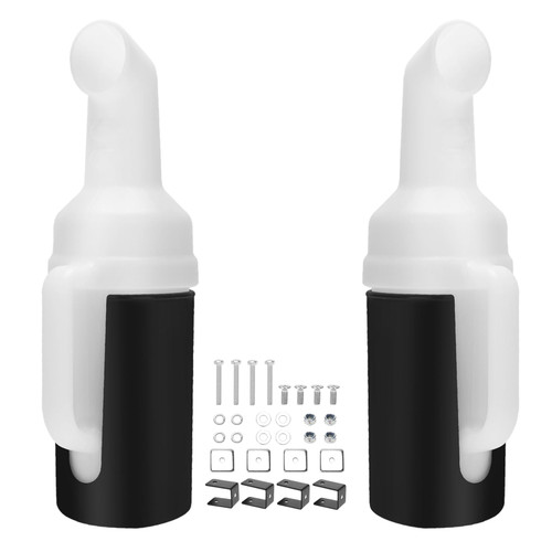Roykaw Golf Cart Sand Bottle With Holder - Universal Divot Filler Compatible With EZGO, Club Car and Yamaha Models - Large Volume, No Drilling Required, Mounting Components Included