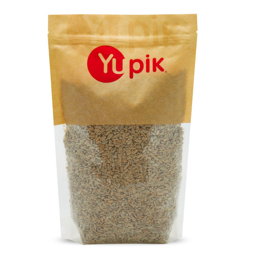 Yupik Roasted Sunflower Seeds, Unsalted, No Shell, 2.2 lb (35.2 oz), Gluten-Free, Vegan, Kosher, Shelled Seeds, Salt-Free, Source of Fiber & Iron, Plant-Based Protein, Savory Snack,For Baking,Topping
