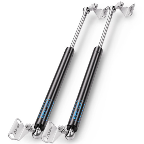 ARANA Gas Struts 20 inch 150lb with Brackets (2 Pack) - Heavy Duty Lift Support for RV Bed Hatch & Cellar Door - Hydraulic Spring Shocks for Camper Bed, Muphy Bed, Truck Bed Cover(for 120-165lbs Lid)