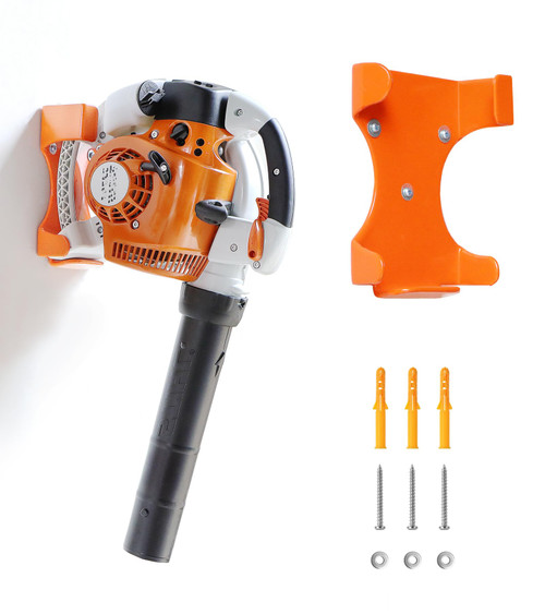 Leaf Blower Hanger, 1 Pack Upgrade Handheld Blower Rack for Garage Wall, Leaf Blower Holder Mount Compatible with Stihl BG-86, SH86