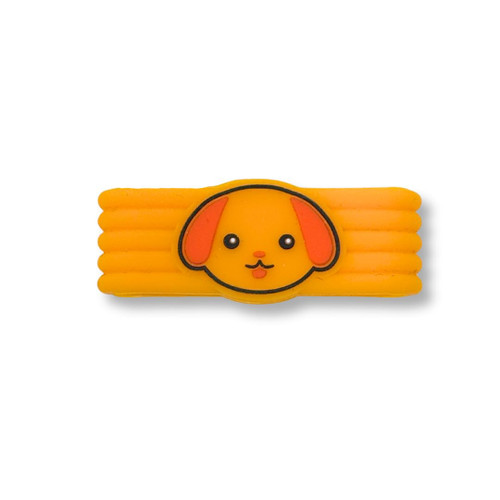 Pickleball Paddle Grip Band – Fun Bunny & Dog Design – Anti-Slip Silicone Ring for Handle Grip, Personalize & Identify Your Paddle – Cute Pickleball Accessory for Men & Women (Dog)