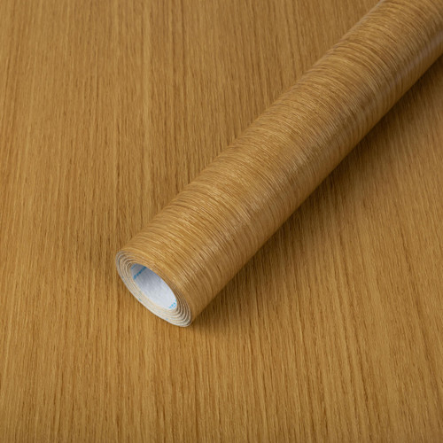 Abyssaly Wood Grain Look Oak Contact Paper - Light Wooden Peel and Stick Countertops - Removable Self Adhesive Vinyl Wrap Counter Top Cover Waterproof Wall Paper Home Decoration 15.7''x118''