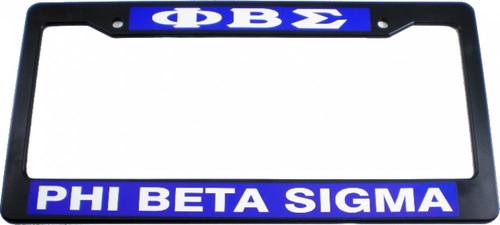 Phi Beta Sigma Plastic License Plate Frame [Car...