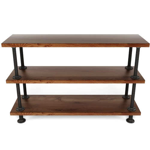 MUZIK 3-Tier Industrial Pipe Table Legs, Heavy Duty for DIY Furniture