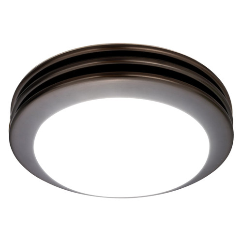 Akicon Ultra Quiet Bathroom Exhaust Fan with LED Light 80CFM 2.0 Sones Round Bathroom Ventilation Fan with Frosted Glass Cover (Oil Rubbed Bronze)