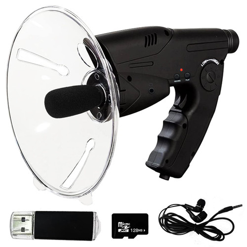 Bird Recording Observing Listening Device Telescope,5 Hours Long Recording,Listen and Observed to Upto 320ft Long Range Bionic Ear Electronic Listenin