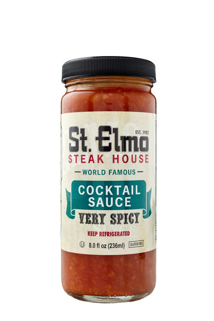 St. Elmo Cocktail Sauce, Extra Spicy Seafood Sauce and Cocktail Sauce for Shrimp, 8 Fl Oz St. Elmo Cocktail Sauce, Extra Spicy Seafood Sauce and Cocktail Sauce for Shrimp, 8 Fl Oz