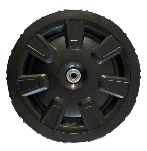 YARDMAX 11in. X 1.6 in. Replacement Free/Non-Drive Rear Wheel for Push/Non Self-propelled Lawn Mowers