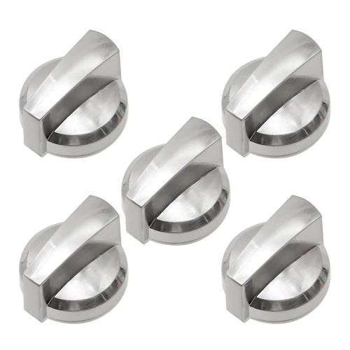 Vkinman 5 Packs WB03X25796 Gas Stove Knobs, Profile Stove Cooktop Oven Rang Knob Replacement for GE Range Cooktop Stove knob Part WB03T10326 PS11721433 AP5986232