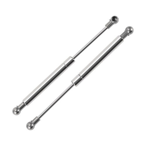 Motoforti 10inch/254mm 20lb/90N/9kg Stainless Steel Lift Support Struts Ball Joint Gas Spring for Boat Marine Hatch Cover Storage Lid Toolbox Cover 2 Pcs