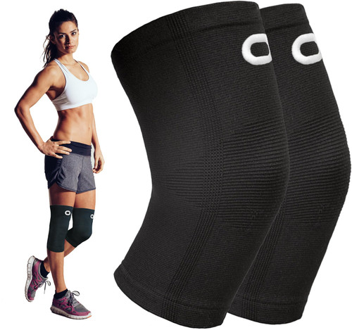 Crucial Compression Knee Sleeve (1 Pair) - Best Knee Braces for Knee Pain for Men & Women - Non-Slip Knee Support for Running, Weightlifting, Basketball, Gym, Workout, Sports Crucial Compression Knee Sleeve (1 Pair) - Best Knee Braces for Knee Pain for Men & Women - Non-Slip Knee Support for Running, Weightlifting, Basketball, Gym, Workout, Sports