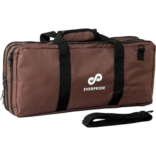 EVERPRIDE Chef Knife Bag Holds 20 Knives PLUS Large Zippered Compartment for Kitchen Tools – Durable, Large Knife Bag for Chefs – Professional Grade and makes a great gift!