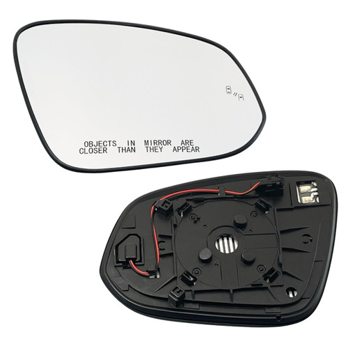 Passenger Right Side Mirror Glass Heat W/Blind Spot for 2014-2024 Toyota 4Runner For 2013-2025 Toyota RAV4 Compatible with Toyota Tacoma 2016-2025, Venza 2021 2022 2023 2024