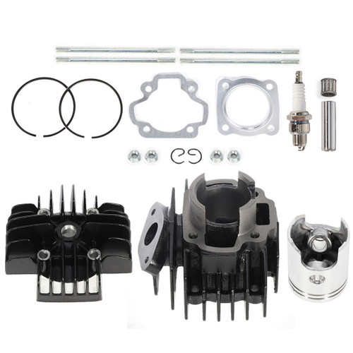 ECCPP 50cc Cylinder Piston Gasket Top End Kit 1981-2009 for Yamaha for PW50