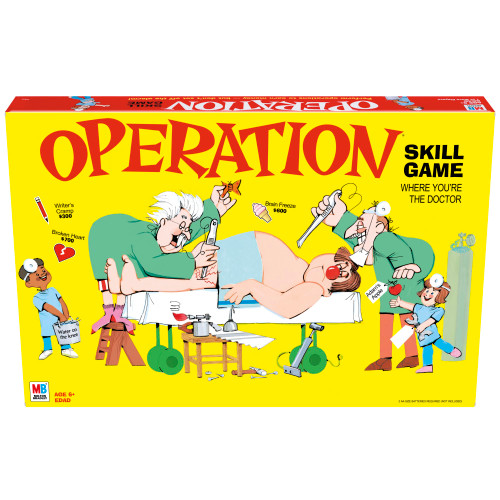 Operation Electronic Board Game, Family Games for Kids Ages 6+, Kids Board Games for 1+ Players, Funny Games for Kids, Kids Gifts (Amazon Exclusive) Operation Electronic Board Game, Family Games for Kids Ages 6+, Kids Board Games for 1+ Players, Funny Games for Kids, Kids Gifts (Amazon Exclusive)