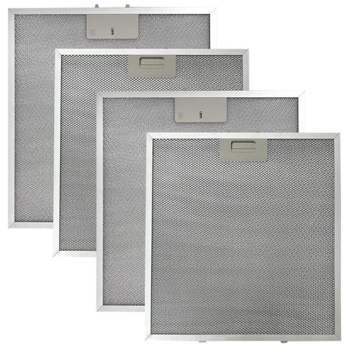 Beaufan 4 Pack WA0575 Aluminum Grease Range Hood Filters Replacement for Vissani 30-inch Pyramid or WA0575 Wall Mount Range Hood, 5-Layer Aluminum Mesh Vent Filters