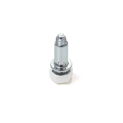 Emuca 2020015 Leveller foot for furniture with nut, M6x20mm, Set of 20 pieces