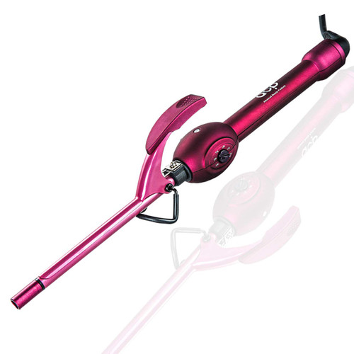 MBHAIR 9mm Thin Curling Wand Hair Curler, 3/8 Small Barrel Skinny Hair Curling Iron Wand Professional Super Tourmaline Ceramic Barrel Small Tongs for Short and Medium Hair