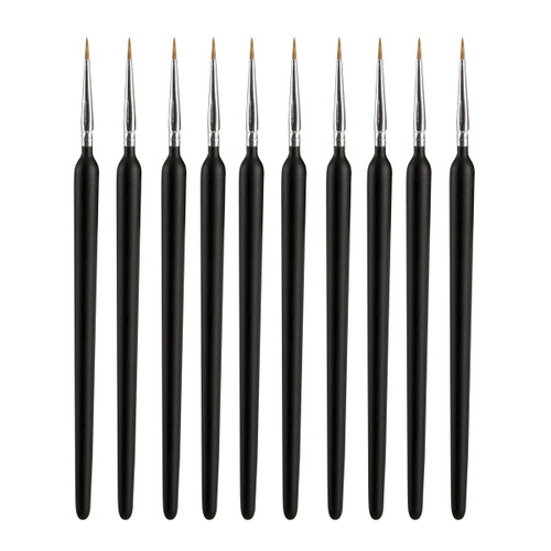 Dranvosk 10PCS Hand Pollination Brush for Vegetables Flowers, Portable Plant Pollinator Tool, Manual Pollinating Brush for Garden,Greenhouse,and Home Planting, Pollinator Garden Accessories