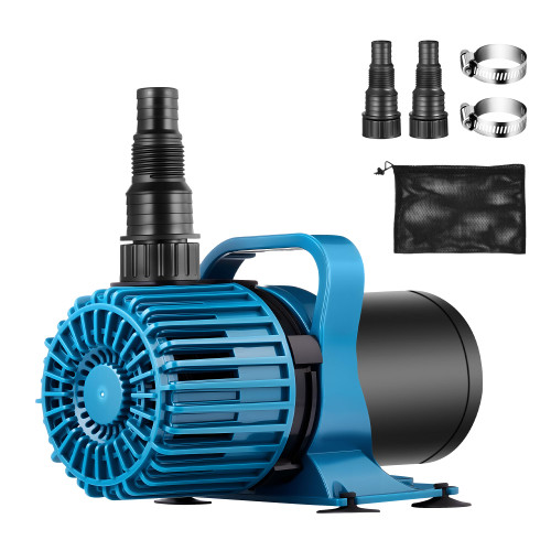 TONGCHANT Pond Pump for Fish Pond Fountain & Waterfall, 1600 GPH 14FT Lift