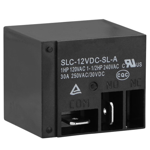 Weasch Power Relay, SLC-12VDC-SL-A, Coil Voltage DC 12V, 30A 250VAC/30VDC, Normally Open, 4 Pins, Air Conditioner Water Heater Relay (1)