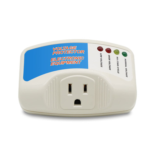 BSEED Surge Protector Home Appliance,Single Outlet Power Voltage Protector,Voltage Brownout Outlet Surge Refrigerator 1440 Watts,Voltage Brownout Plug Outlet, 1875W, 125V, 15A(1 Pack)