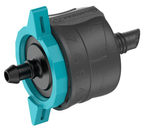 Gardena Micro-Drip-System Adjustable Endline Drip Head, Pressure-equalising: End Adapter for drip Irrigation, for Watering Plants with Different Pot Heights (13304-20)