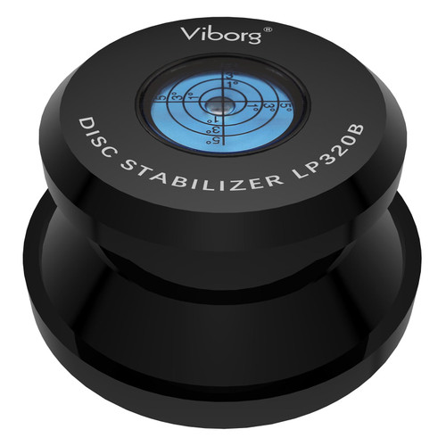 Viborg LP320B Record Weight Turntable Disc Stabilizer 77x41mm Aluminum HiFi Vinyl Clamp 11.3oz LP Phono Record Puck Turntable Level for Vinyl Record Player, Turntables, Phonograph