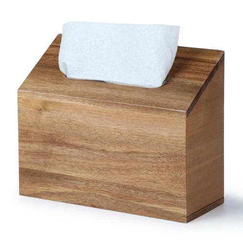 YANGQIHOME Acacia Hand Towel Box Cover Compatible with Kleenex Disposable Paper Hand Towels, Wall Mounted Paper Towel Holders, Hand Towel Holder for Bathroom, Car, Tabletop