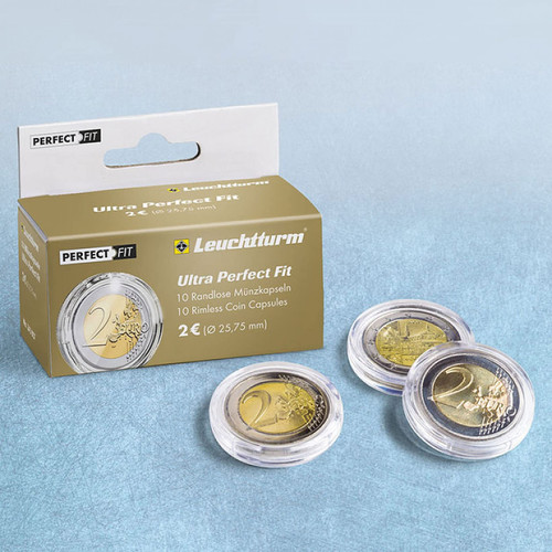 Lighthouse Ultra Coin Capsules for 1 oz. Silver 40,6 mm(e.g.American Eagle), Pack of 10