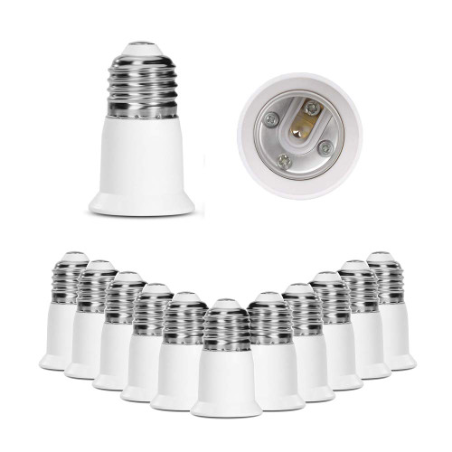 SumVibe E26 Socket Extender - 12-Pack, 3CM/1.2 Inch Light Socket Extension