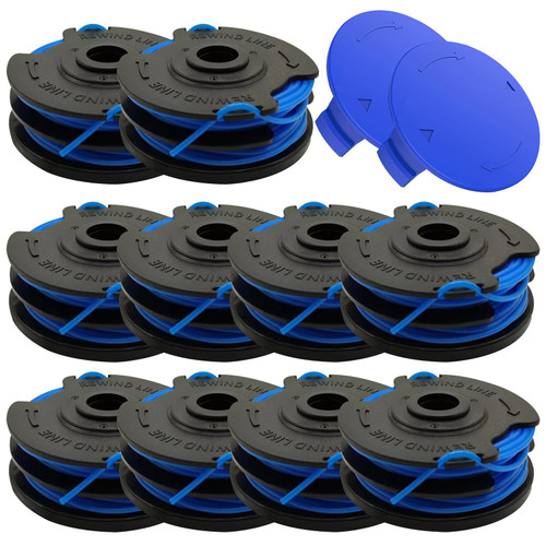 VinneMOO KST-120X Replacement Trimmer Spool Line Compatible with Kobalt 40-Volt Kobalt KST 120X-06,String Trimmer Spool 20 Ft 0.065-inch, 12Pack(10 Spool + 2 Cap)