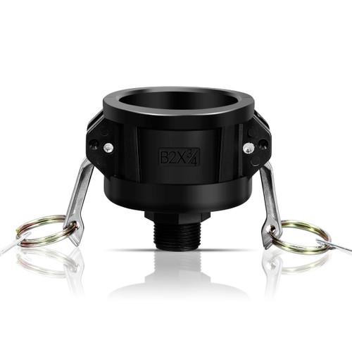 UMETASS 275 330 Gallon IBC Tote Fittings, Adapter, Tank Drain Adapter for Garden Hose 2 Inch Camlock Fittings to 3/4 Inch Male Thread