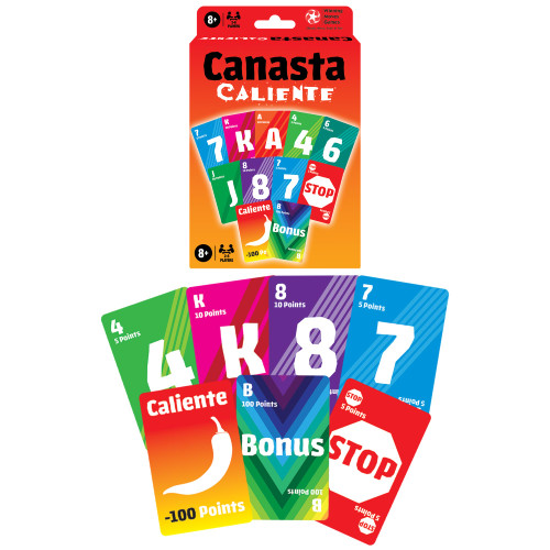 Winning Moves Canasta Caliente Card Game, The Classic Latin Card Game, for 2-6 Players, Ages 8+ Winning Moves Canasta Caliente Card Game, The Classic Latin Card Game, for 2-6 Players, Ages 8+