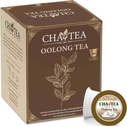 Cha4TEA 36-Count Oolong Tea Pods Compatible with Keurig K-Cup Brewers