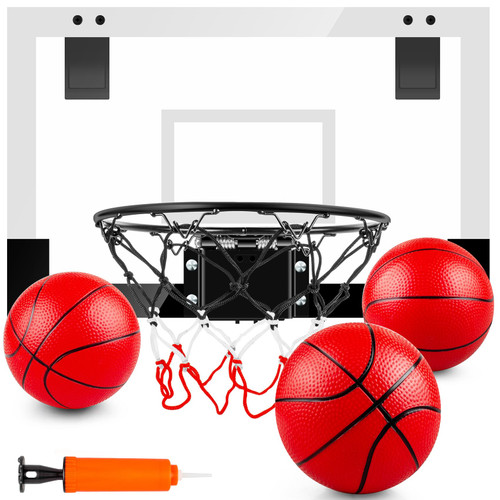 TREYWELL Indoor Basketball Hoop Boys Gifts for Teens and Adults Door Room Basketball Hoop Mini Hoop with 3 Balls, Basketball Toys for 8 9 10 11 12 TREYWELL Indoor Basketball Hoop Boys Gifts for Teens and Adults Door Room Basketball Hoop Mini Hoop with 3 Balls, Basketball Toys for 8 9 10 11 12