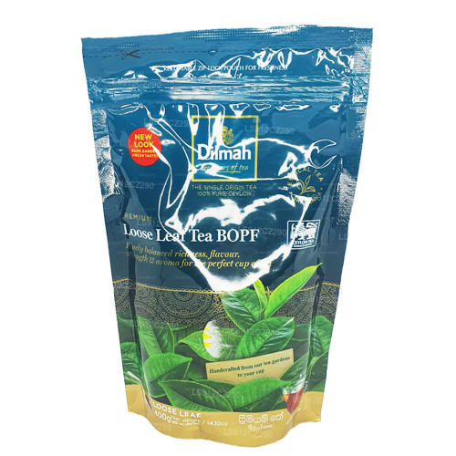 Dilmah Premium Ceylon Tea BOPF 400g (28.2oz) Loose Black Tea | Finest Pure Ceylon Black Tea
