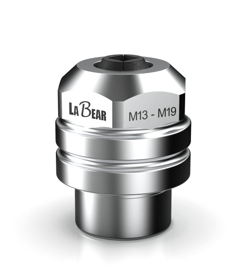 LABEAR 1/2-Inch Drive Adjustable Tap Chuck Adapter Socket, M13-M19
