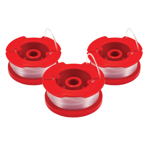 CRAFTSMAN Genuine OEM String Trimmer Line, Weed Eater and Weed Wacker String, 0.065- Inch, 30-Feet of Replacement Spool, 3-Pack Spools (CMZST0653)